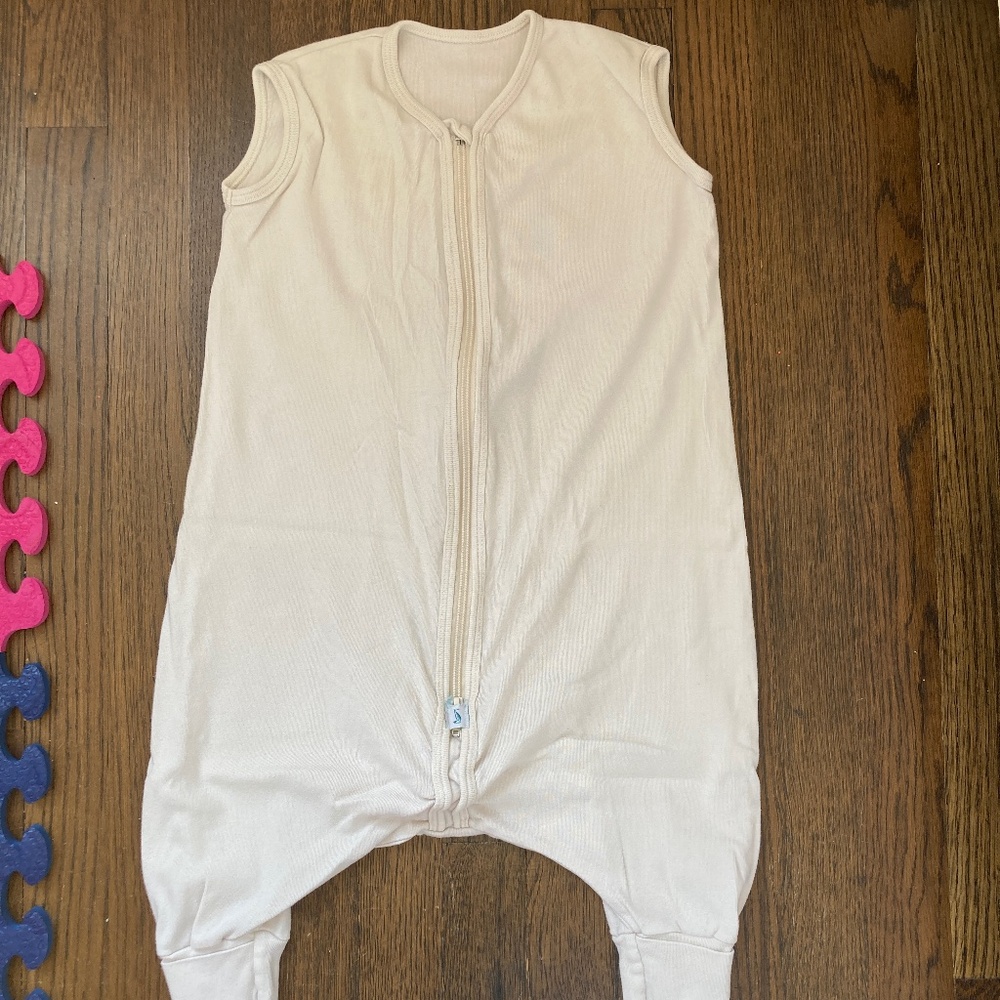 (Qty 2) CastleWare Sleeveless Organic Cotton Rib Knit Sleeper Bag For Walkers